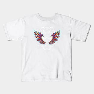 Stained Glass Wings ( Rainbow Wings ) Kids T-Shirt